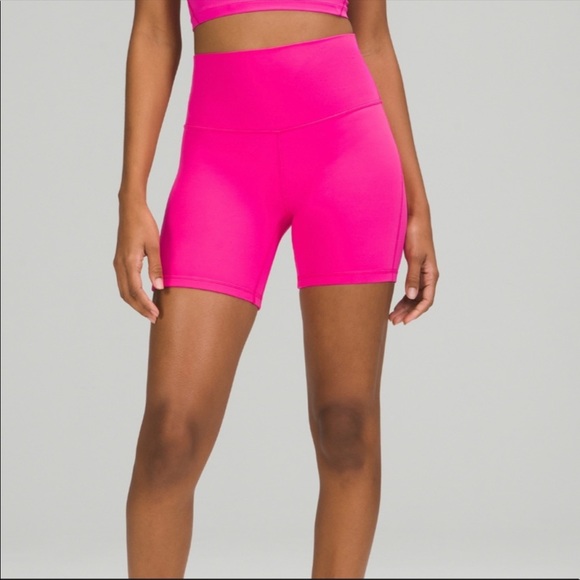 lululemon athletica | Shorts | Lululemon 6 Align Biker Shirt Sonic Pink |  Poshmark